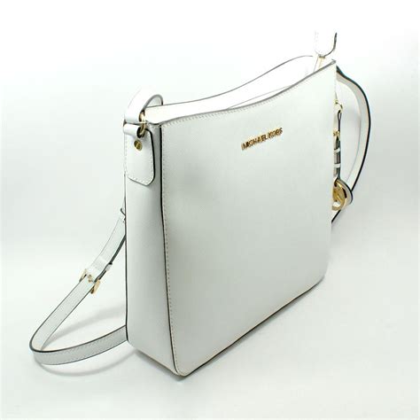 white purse michael kors|michael kors white purse crossbody.